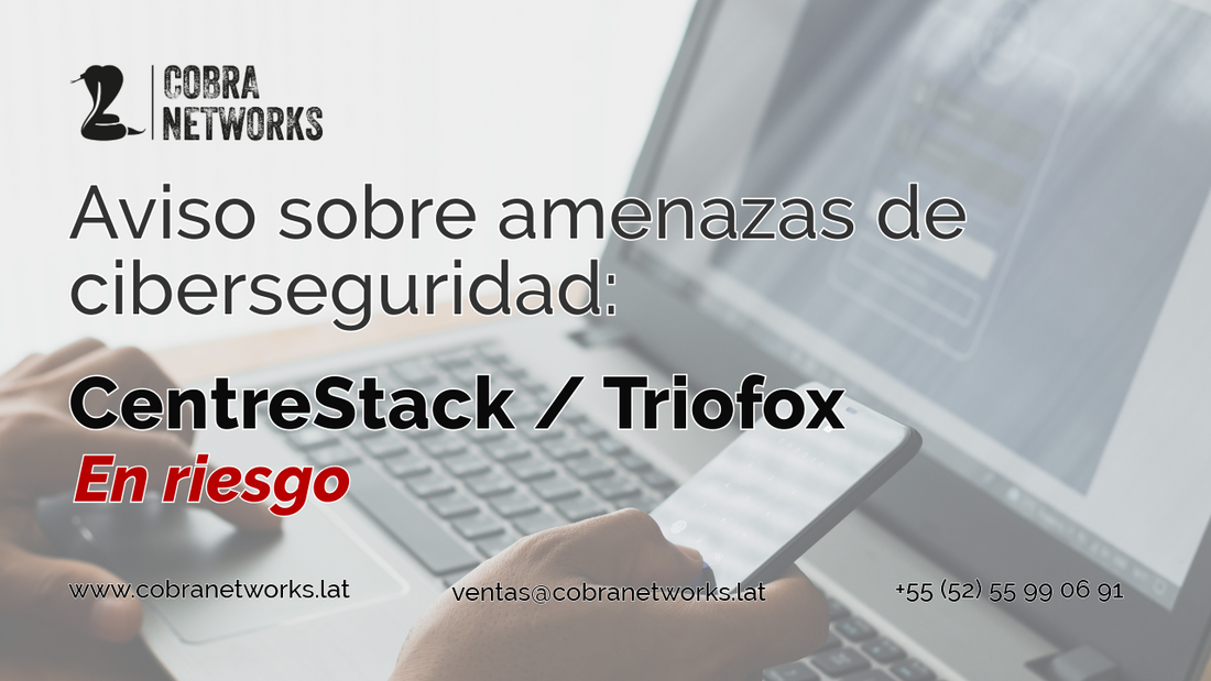Aviso sobre amenazas de ciberseguridad: