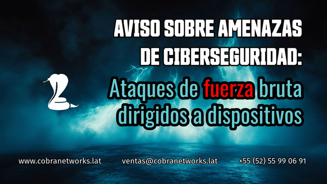 Aviso sobre amenazas de ciberseguridad: