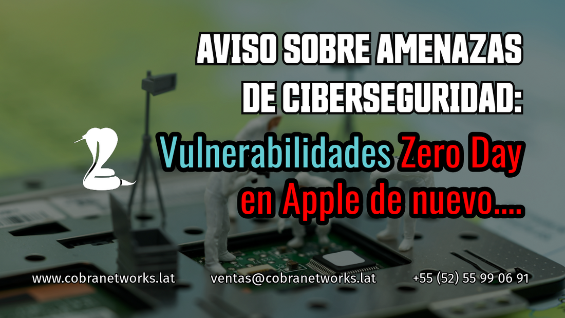 Aviso sobre amenazas de ciberseguridad:
