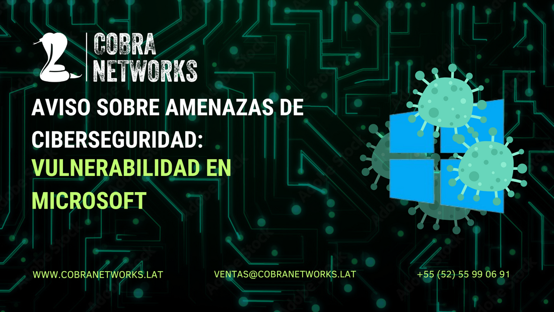 Aviso sobre amenazas de ciberseguridad: