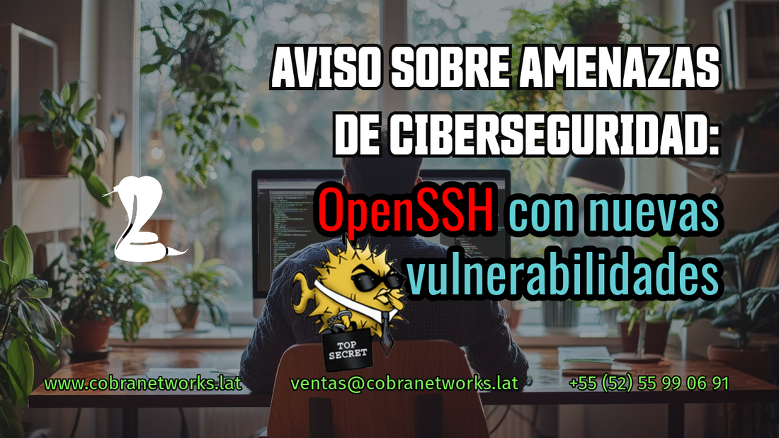 Aviso sobre amenazas de ciberseguridad: