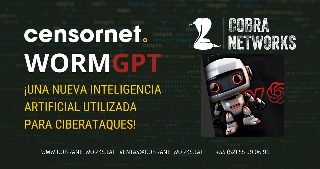 WormGTP: una nueva inteligencia artificial usada como arma para ciberataques.