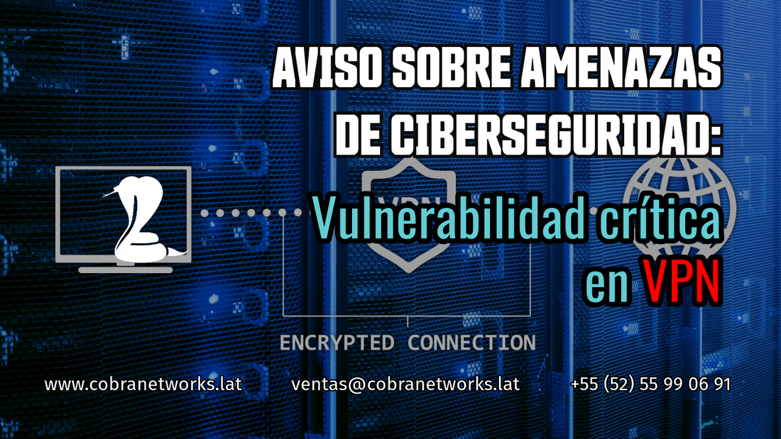 Aviso sobre amenazas de ciberseguridad: