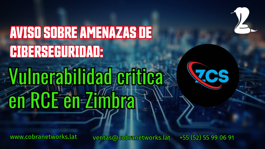 Aviso sobre amenazas de ciberseguridad: