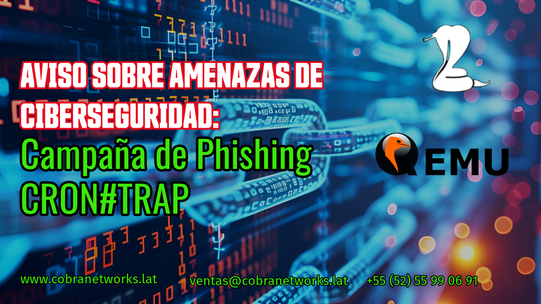 Aviso sobre amenazas de ciberseguridad: