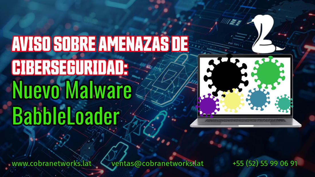 Aviso sobre amenazas de ciberseguridad: