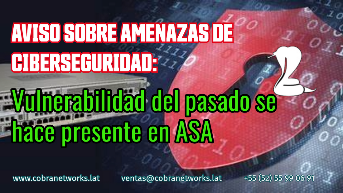 Aviso sobre amenazas de ciberseguridad: