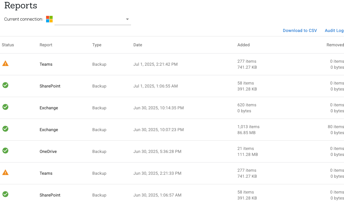 Servicio de respaldo para Microsoft 365 Barracuda Cloud-to-Cloud