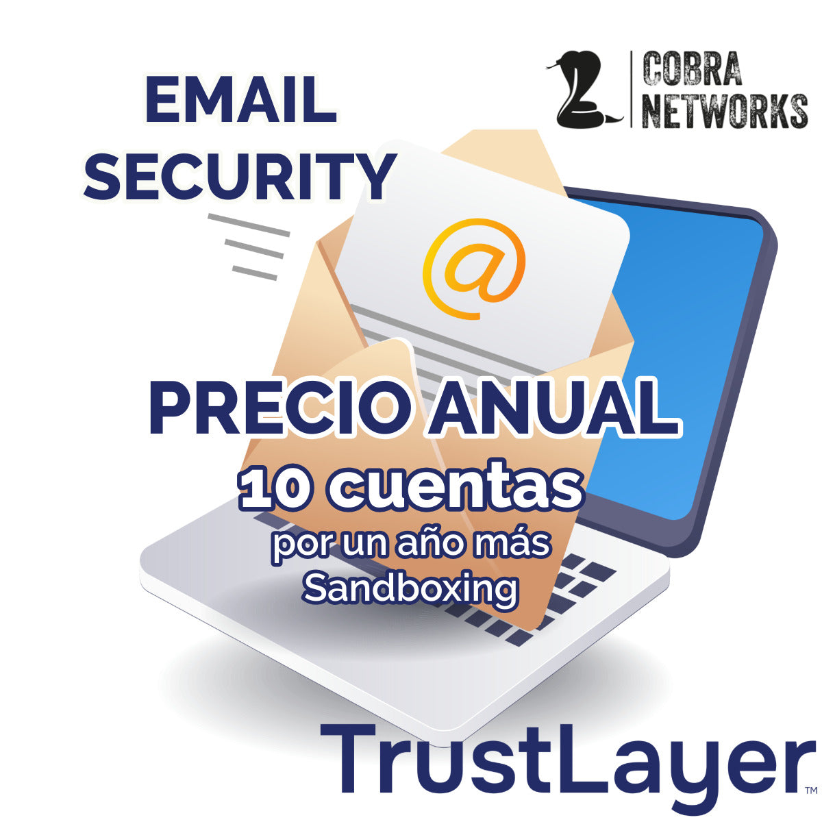 Servicio Email Security Censornet para 10 cuentas de correo durante 12 meses - Incluye Sandboxing