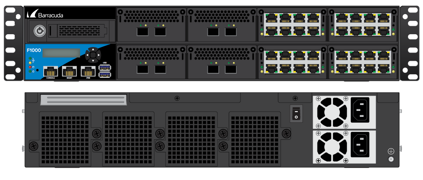 Barracuda CloudGen Firewall F1000B.CE2 con 1 Year EU+IR