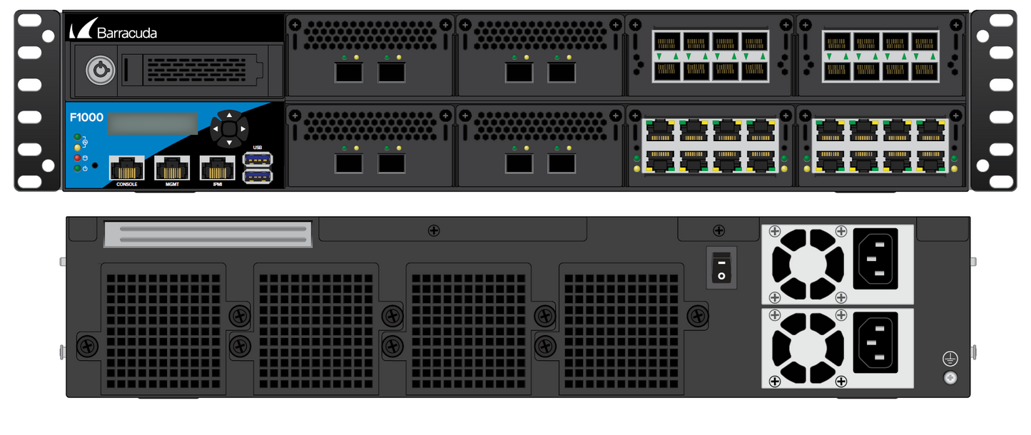 Barracuda CloudGen Firewall F1000B.CE0 con 1 Year EU+IR