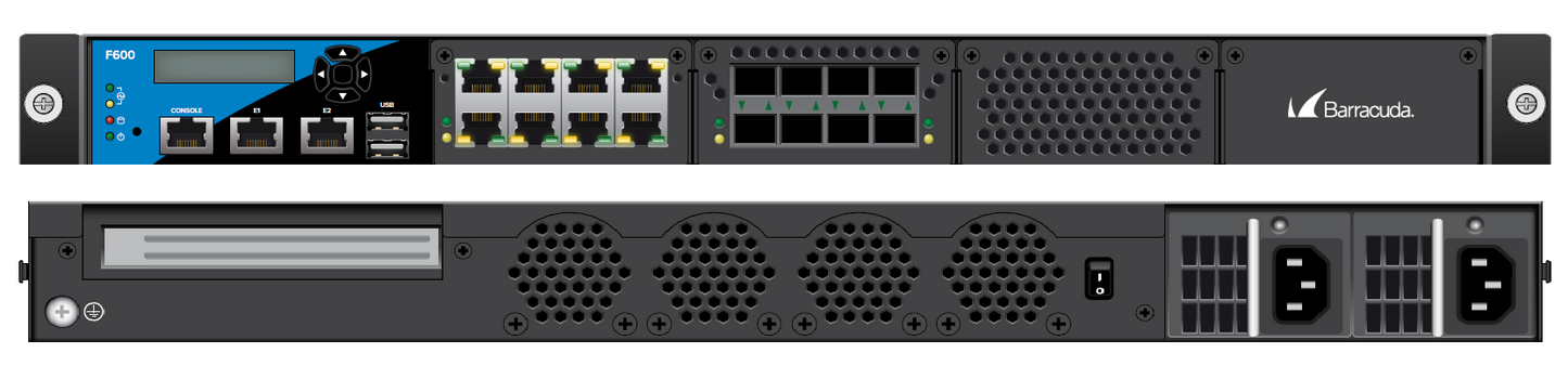 Barracuda CloudGen Firewall F600D.F20 con 1 Year EU+IR