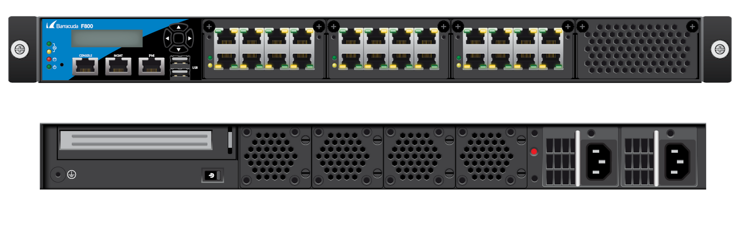 Barracuda CloudGen Firewall F800D.CCC con 1 Year EU+IR