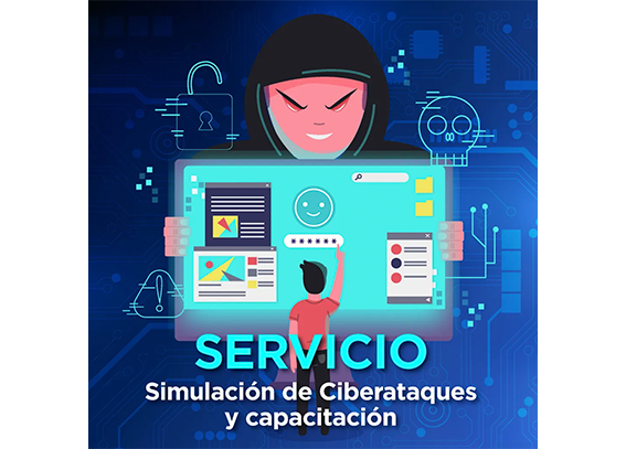 Servicio anual de simulación de ciberataques phishing y capacitación para usuarios empresariales.