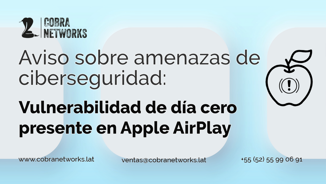Aviso sobre amenazas de ciberseguridad: