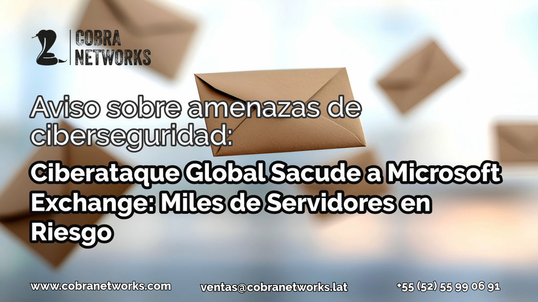 Aviso sobre amenazas de ciberseguridad: