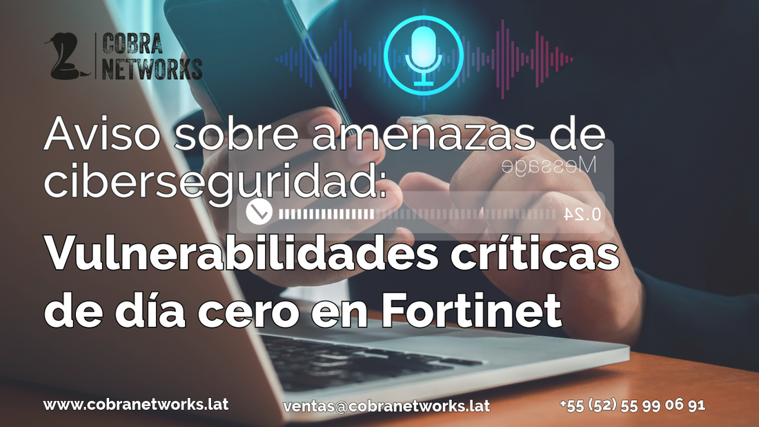Aviso sobre amenazas de ciberseguridad: Fortinet
