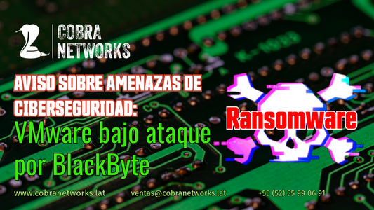Aviso sobre amenazas de ciberseguridad: