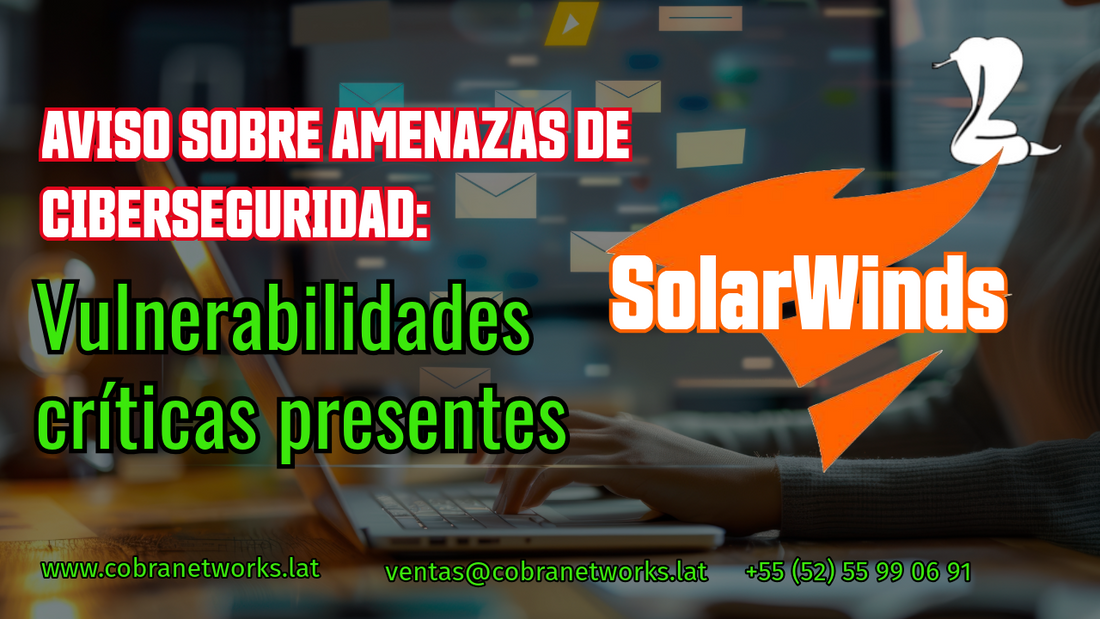 Aviso sobre amenazas de ciberseguridad:
