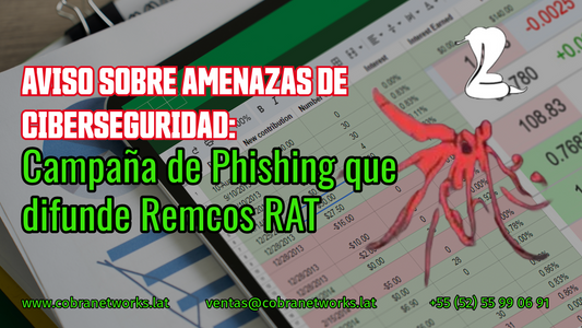 Aviso sobre amenazas de ciberseguridad: