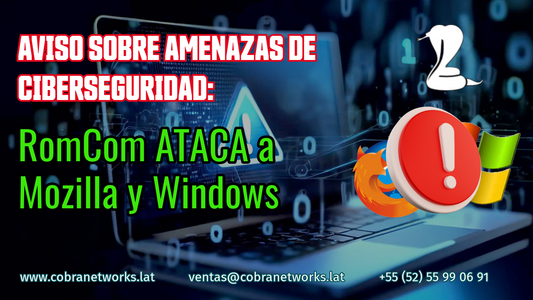 Aviso sobre amenazas de ciberseguridad: