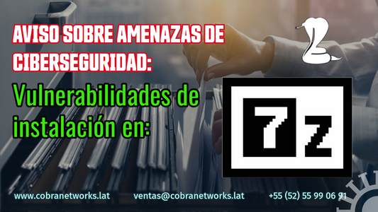 Aviso sobre amenazas de ciberseguridad: