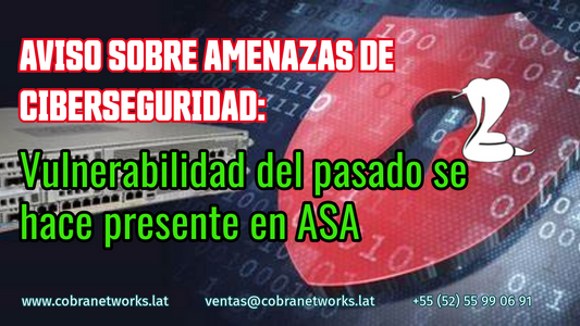 Aviso sobre amenazas de ciberseguridad: