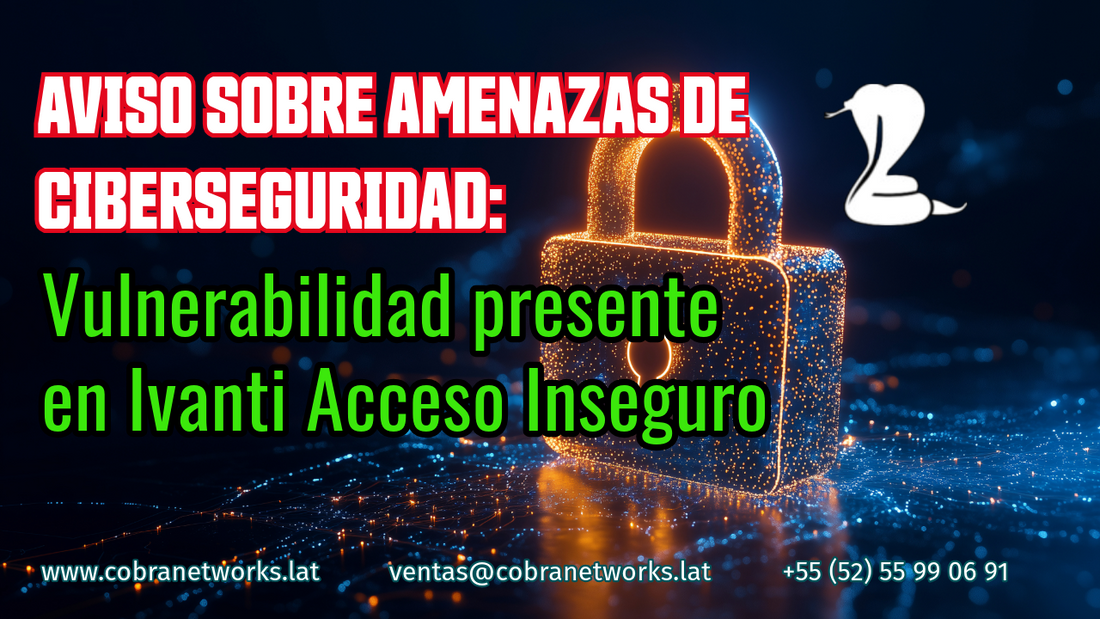 Aviso sobre amenazas de ciberseguridad: