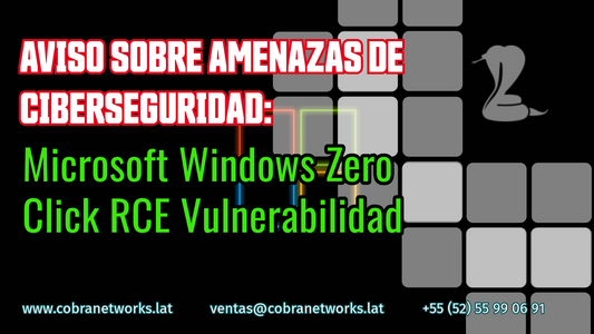 Aviso sobre amenazas de ciberseguridad: