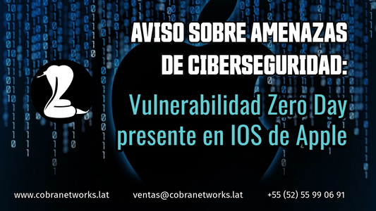 Aviso sobre amenazas de ciberseguridad: