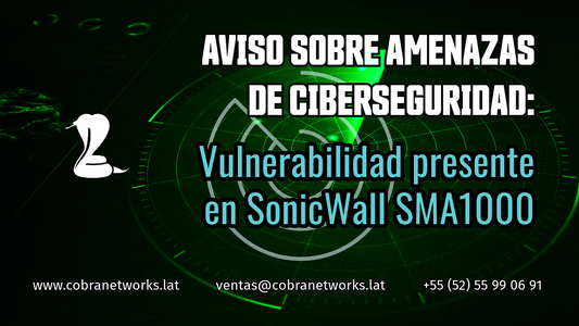 Aviso sobre amenazas de ciberseguridad: