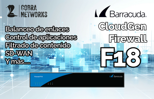 Barracuda CloudGen Firewall F18 1 Year EU+IR+ATP+MP (venta)