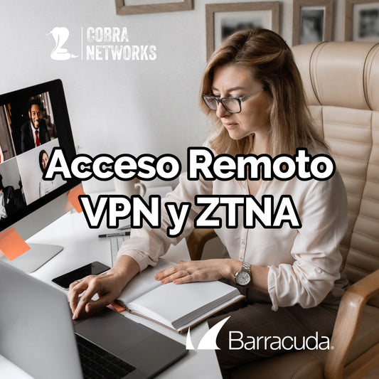 Servicio de Acceso Remoto Seguro con Barracuda CloudGen Access 12 meses para 1 usuario