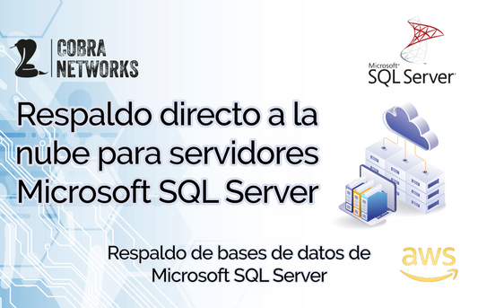 Respaldo directo a la nube para Servidores Microsoft SQL Server suscripción anual.