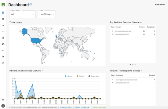 Imagen de Barracuda Email Protection gateway defense 1 año de servicio por buzón
